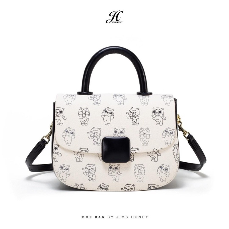 MOE BAG JIMS HONEY makassar - tas selempang - sling bag lucu - tas motif anak - tas motif lucu - tas
