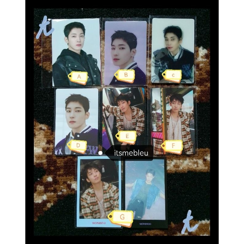 [Official] Photocard Wonwoo Seventeen