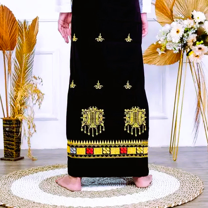 Sarung WADIMOR Bordir Aceh Pria Dewasa | Sarung Wadimor Tenun Motif Bordir Terbaru Aceh Toraja Bali
