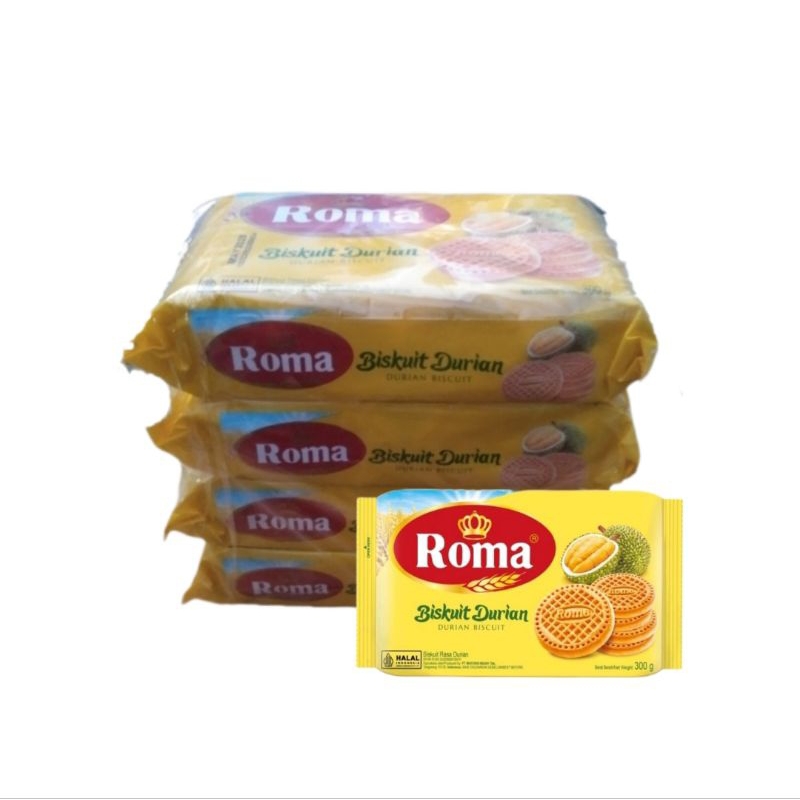 

Roma Biskuit Rasa Durian 300g (1 pack/4 bks)