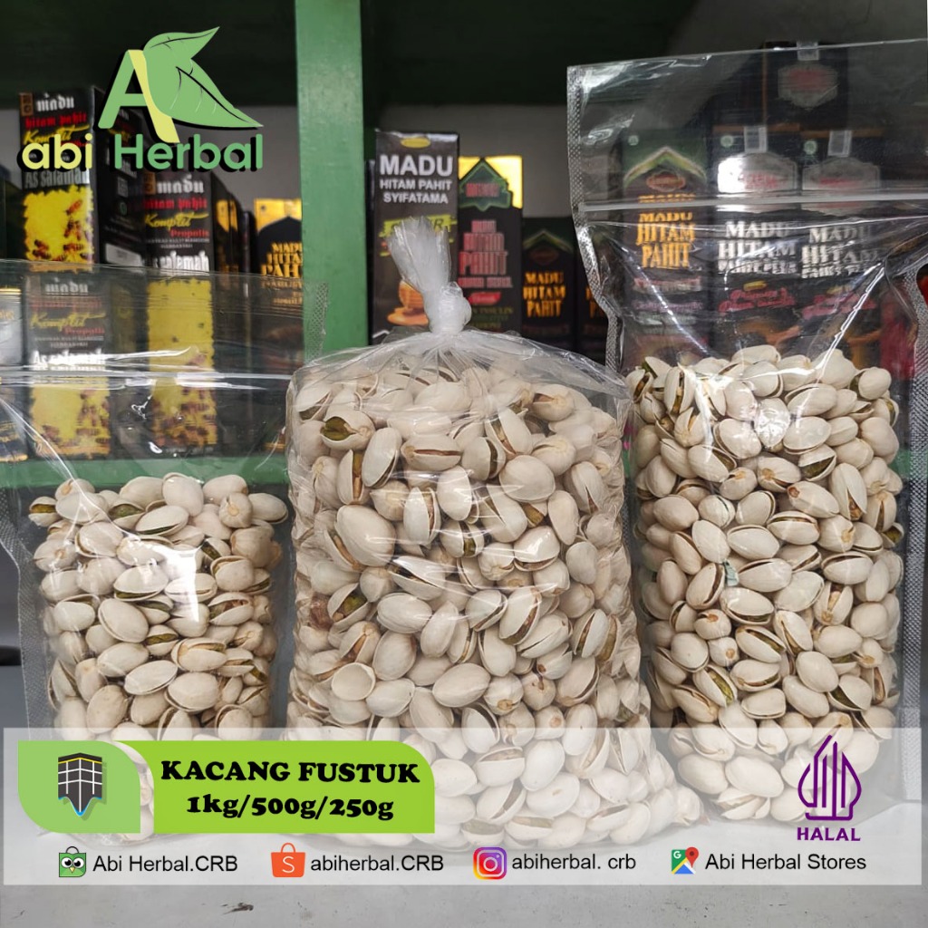 

Kacang Fustuk/Pistachio 1kg/500gr/250gr