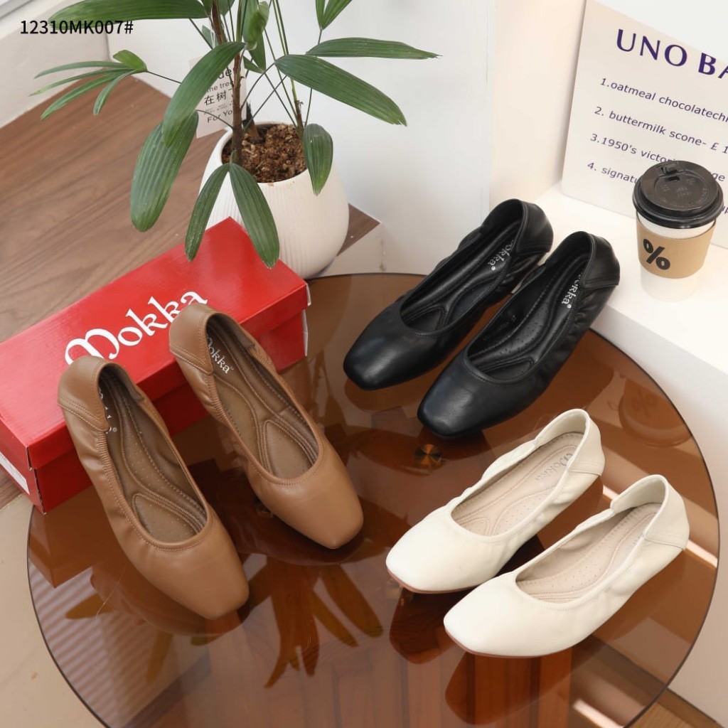 Mokka Aleena Flat Shoes Original 12310MK007