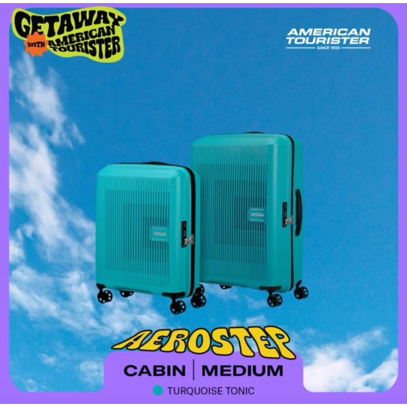 Koper American Tourister Cabin dan Medium Set