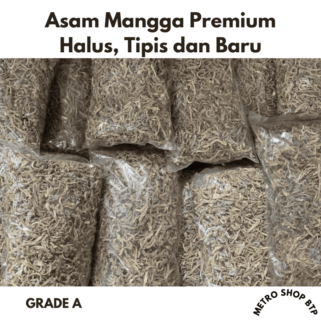 

Asam Mangga Halus Tipis Asli 500g Grade A Kering Khas Sulawesi Selatan