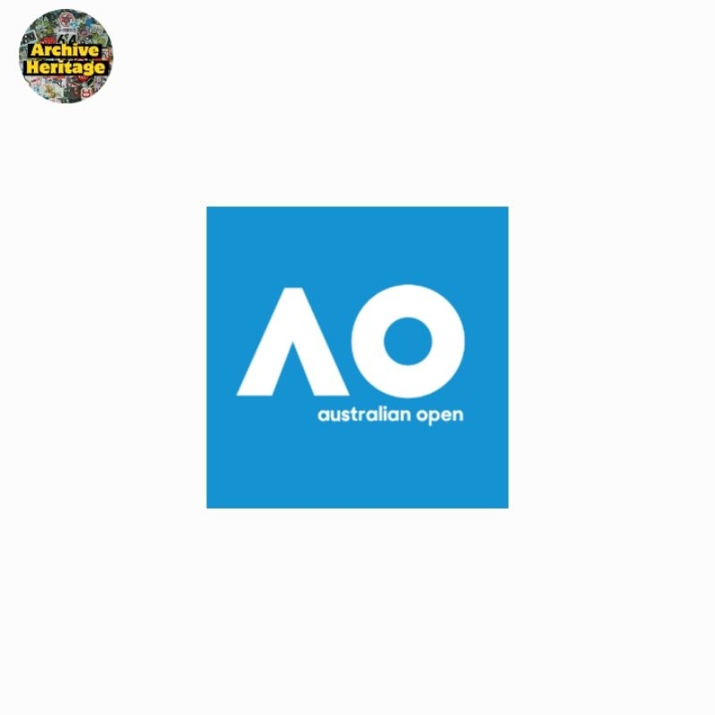 

sticker AO Australia Open tennis tournament logo stiker