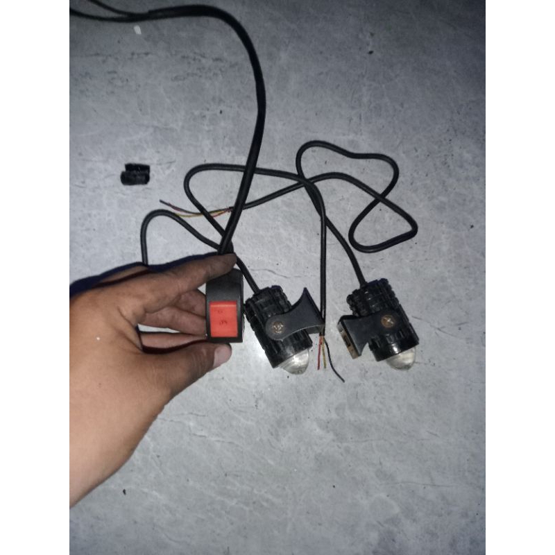 lampu tembak+saklar