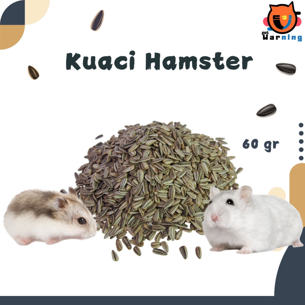 Makanan Hamster Kwaci - Kuaci Hamster - Kwaci Sunflower Hamster - Snack Kuaci Import / Biji Bunga Ma