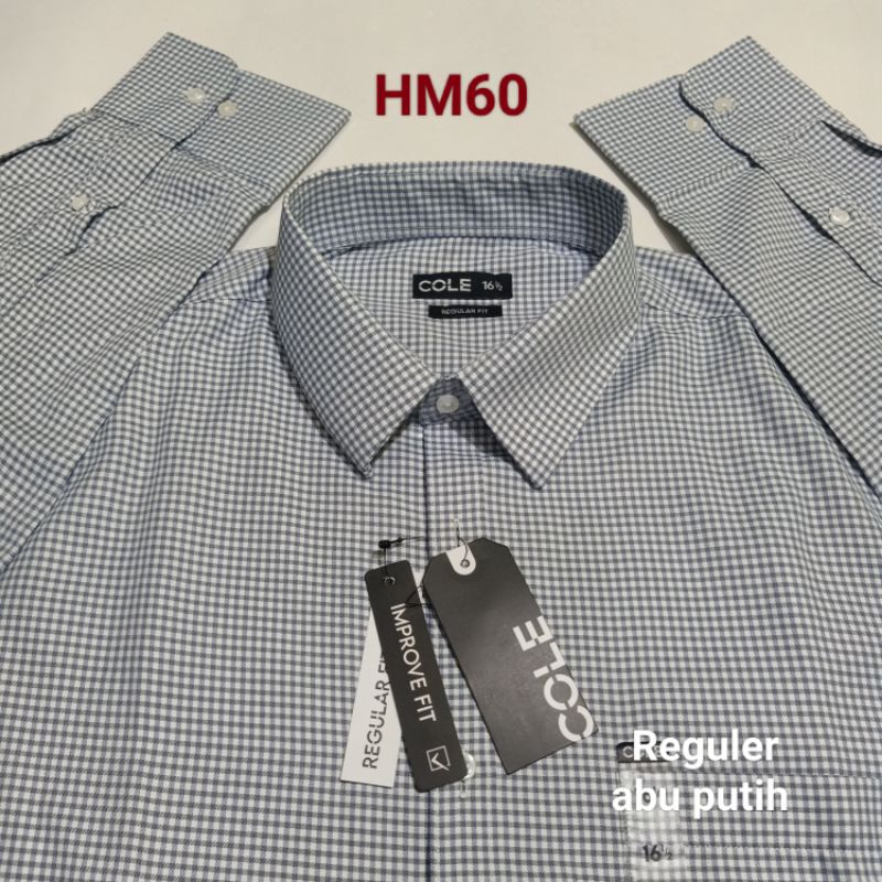 REGULER, Kemeja lengan panjang Pria merk COLE, branded matahari
