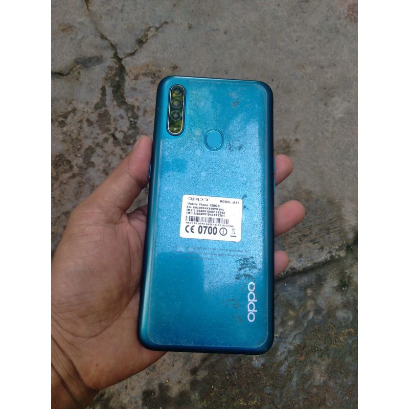 Hp Oppo A31 bekas ram 6/128 gb cek diskripsi produk ya