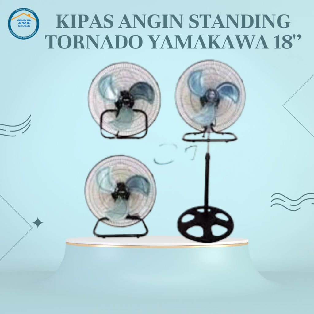 Kipas Angin Tornado Yamakawa/TD 3 in 1 Kipas Angin Serbaguna
