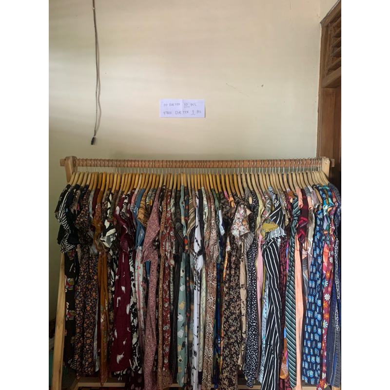 PAKET USAHA 10 PCS DASTER SAMBUNG BAHAN RAYON VISCOSE YANG SUPER TEBEL DAN RAMAH DIKANTONG || FULL O