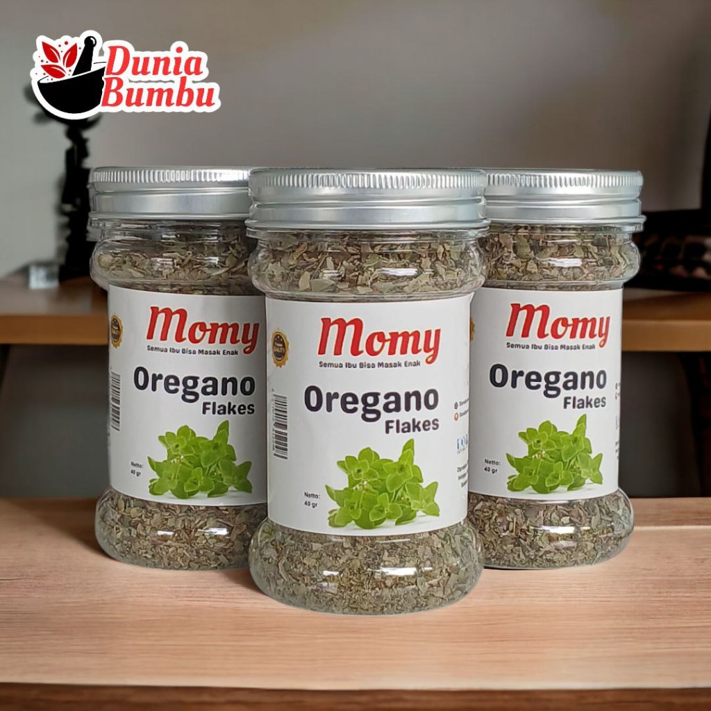 

Oregano Flakes Kemasan Botol Estetik 40gr