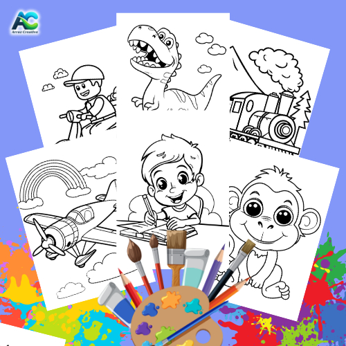 

GAMBAR MEWARNAI UNTUK ANAK PRA TK PAUD SD | COLORING PAGES KERTAS MEWARNAI ANAK UKURAN A5 | KIDS COLORING BOOK