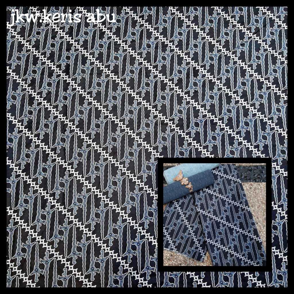 Kain Batik Printing Motif Jokowi Keris