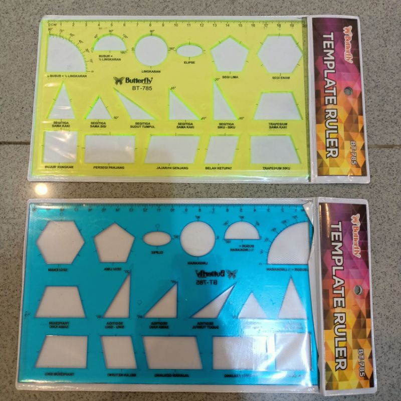 

Butterfly penggaris bangun datar BT 785
