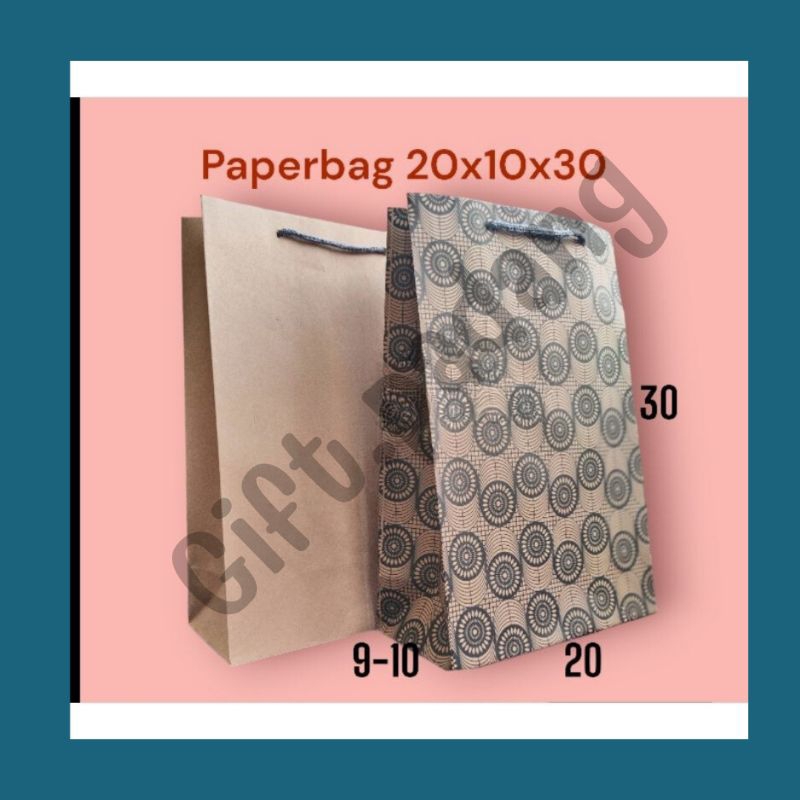 [Gift padang] paperbag uk 20x10x30 hadiah sempro semhas Wisuda