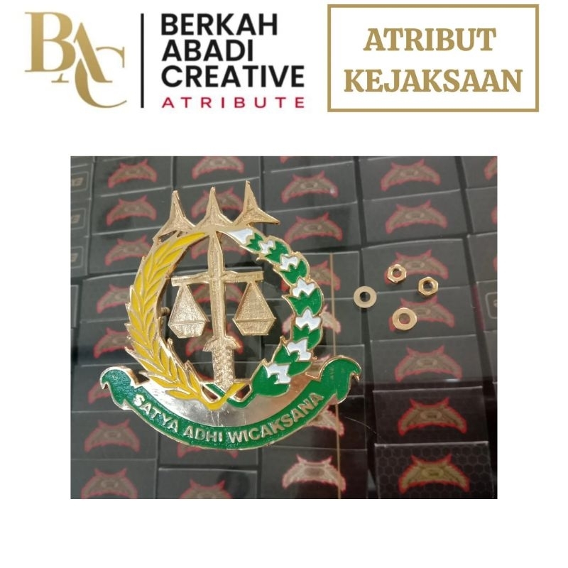 BAC ATRIBUT KEJAKSAAN - AKSESORIS PLAT MOBIL KEJAKSAAN RI