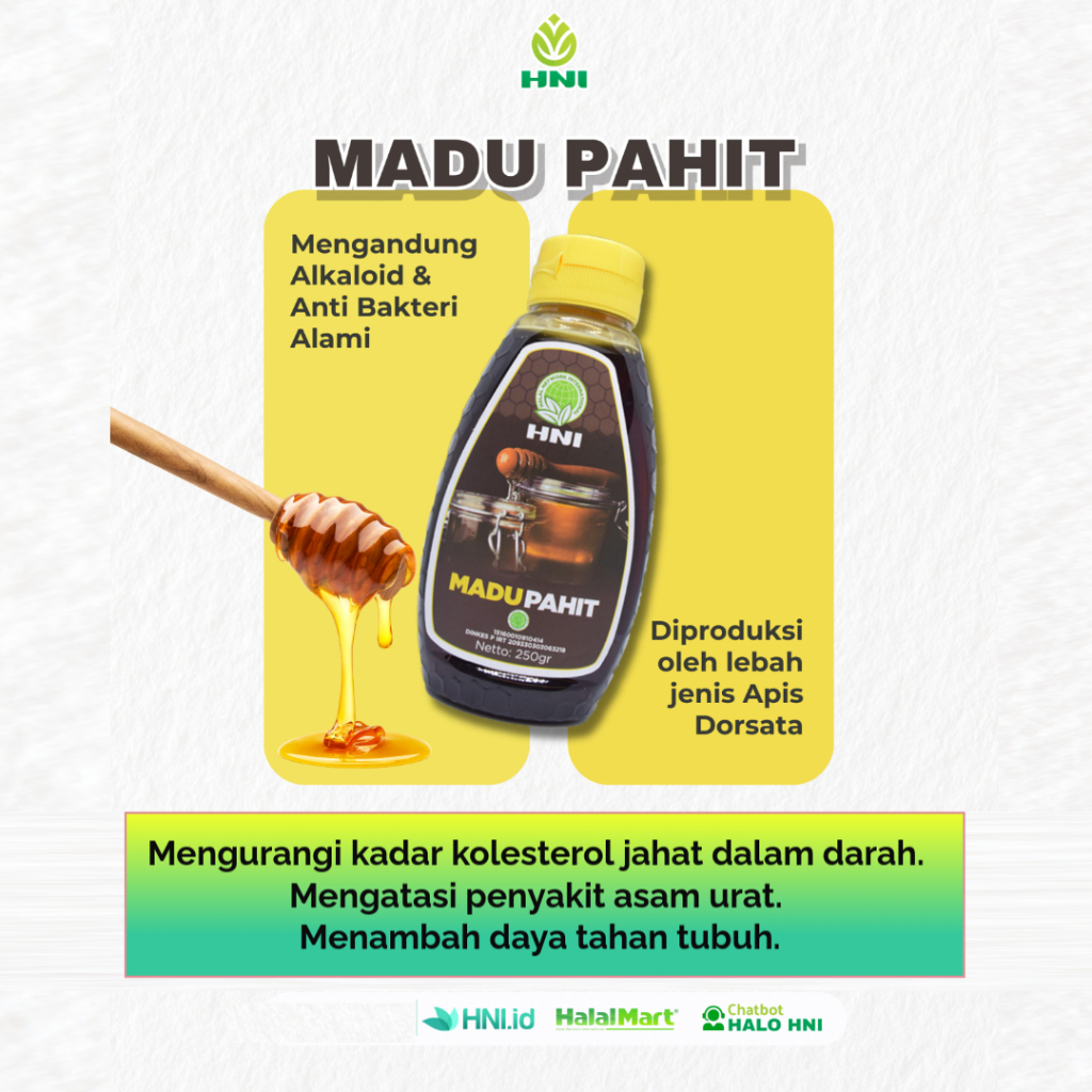 

MADU PAHIT HNI - Madu Pahit Anti Bakteri Alami - HNI HPAI