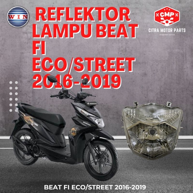 reflektor lampu beat fi eco/street 2016-2019