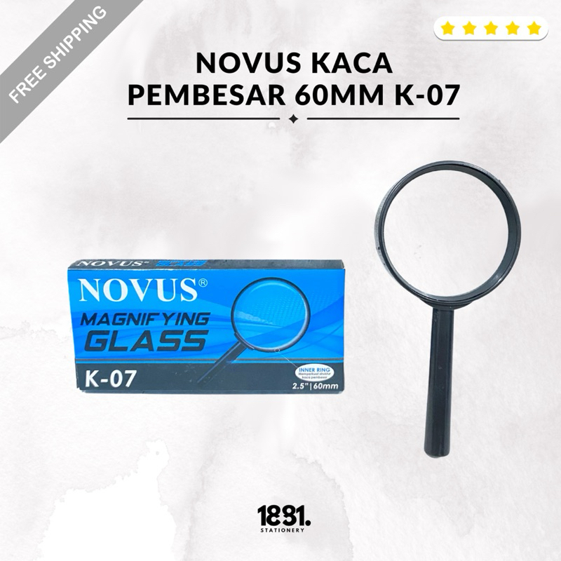 

Novus Kaca Pembesar K-07 (2.5 inch)Magnifying Gl, Magnifier Gl Lup 60mm