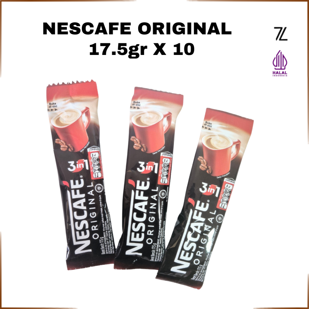 

Nescafe Original Cokelat 17.5gr x 10 Sachet