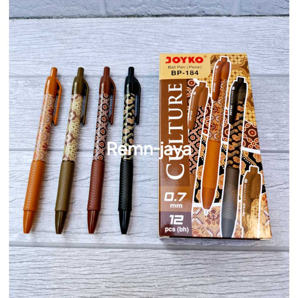 

BOLPEN JOYKO BP 184 / BATIK \CULTUR ISI 12PCS