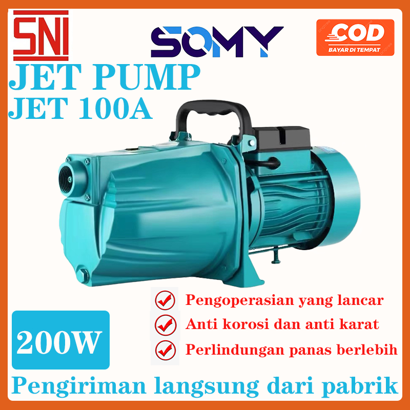 Pompa Air Jetpump JET Pump SOMY JET100A  set komplit (jet pump 40 meter)