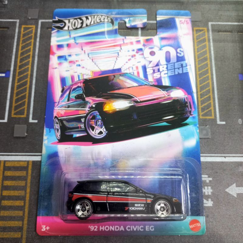 Hot Wheels Reguler 90'S Honda Civic EG