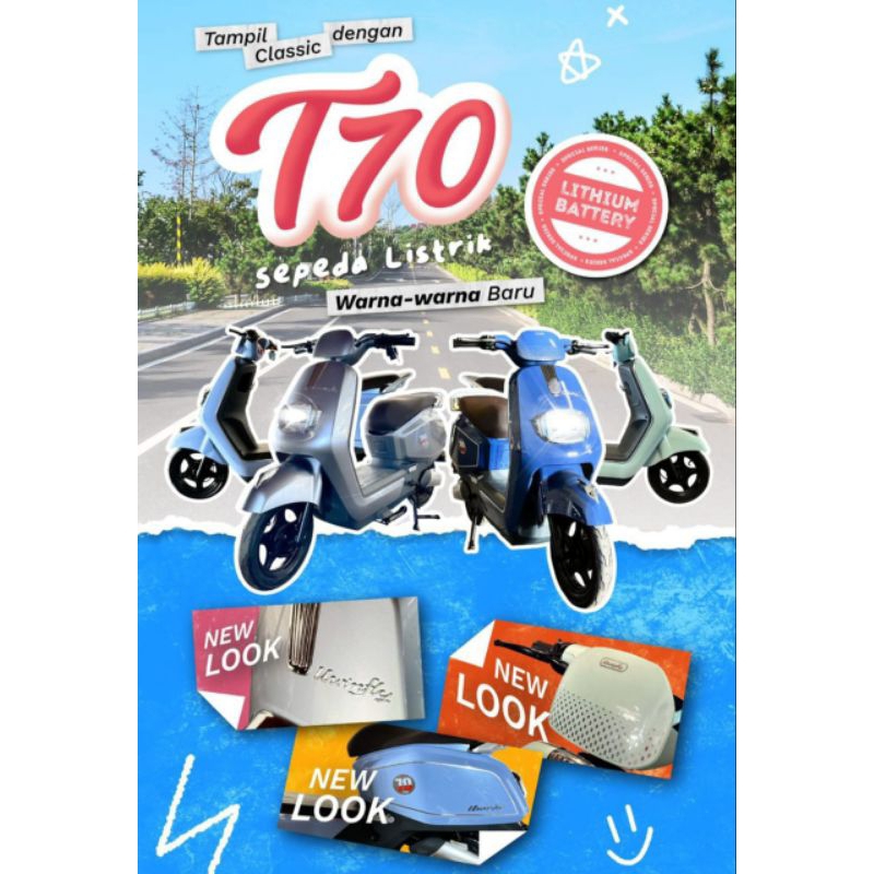 sepeda listrik Uwinfly T70 pontianak