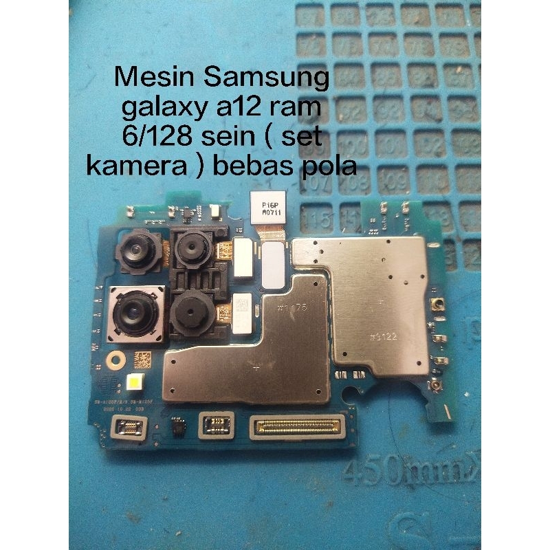 mesin Samsung galaxy a12 ram 6/128 sein ( Set kamera ) bebas pola&segel Normal