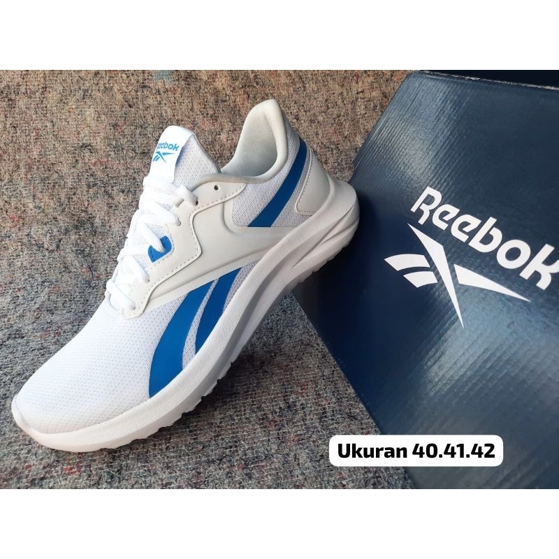 sepatu sport olahraga pria reebok putih polos reebok full white