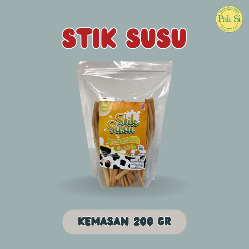 

Stik Susu Pak Si 200 gr milk stik chese stik renyah