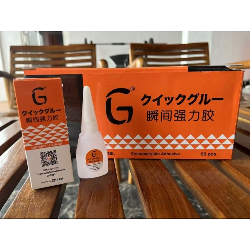 

50 pcs）lem g korea orlee glue 100% original Penjualan langsung pabrik