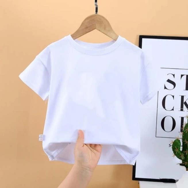 Kaos Oblong Polos Anak Laki Laki