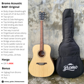 Gitar Akustik Original Bromo BAB-1