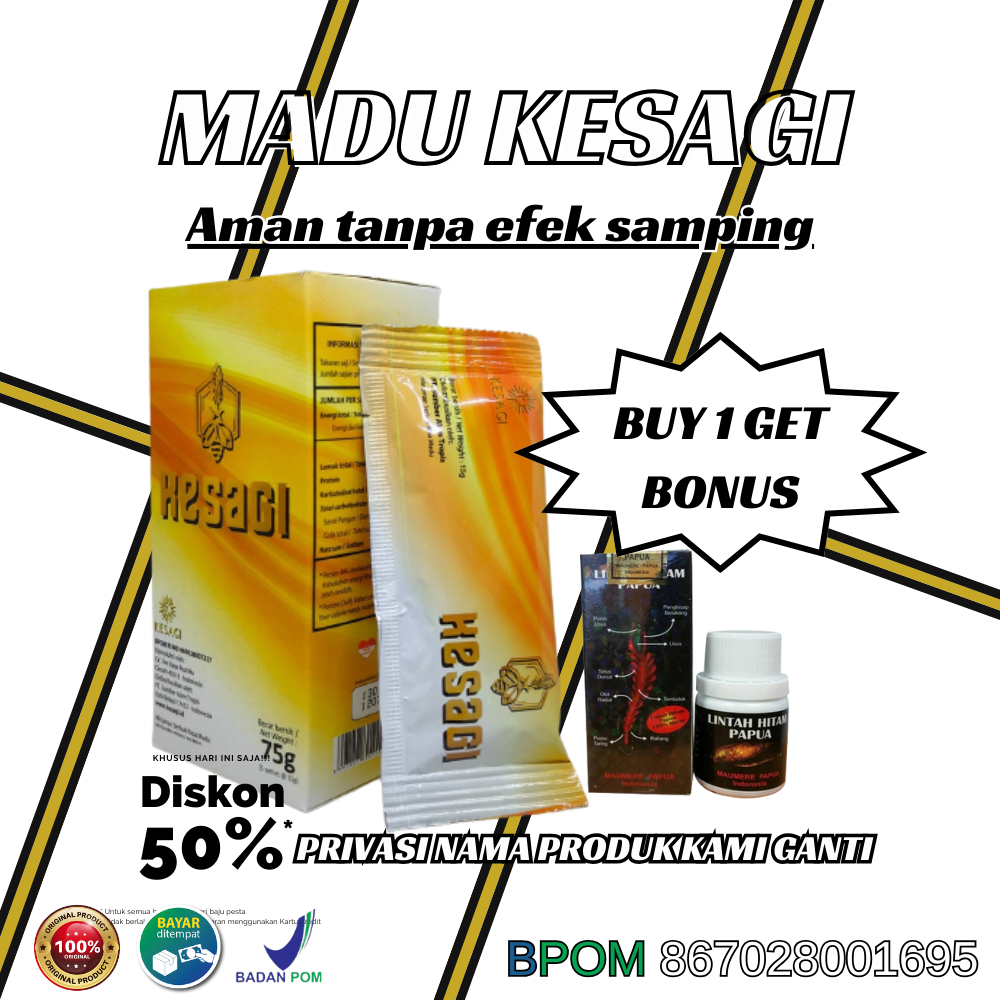 Kesagi Madu Kuat | Kuat Pria Herbal | Madu Kuat Tahan Lama | Jamu Kuat