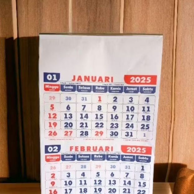 

Kalender Dinding 2025 UKURAN 34 X 29 cm