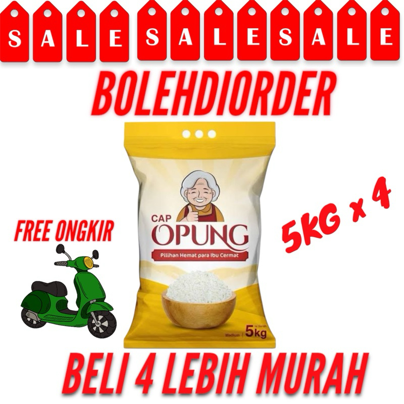 

Beras Opung beras 5 kg x4pc beras enak punel