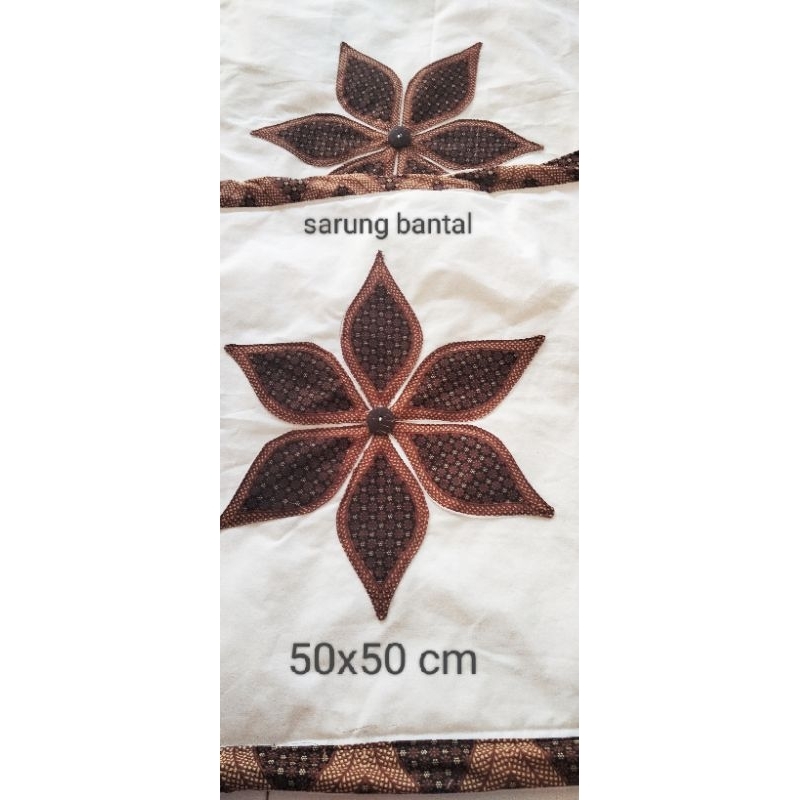 Sarung bantal kursi 50x50 cm