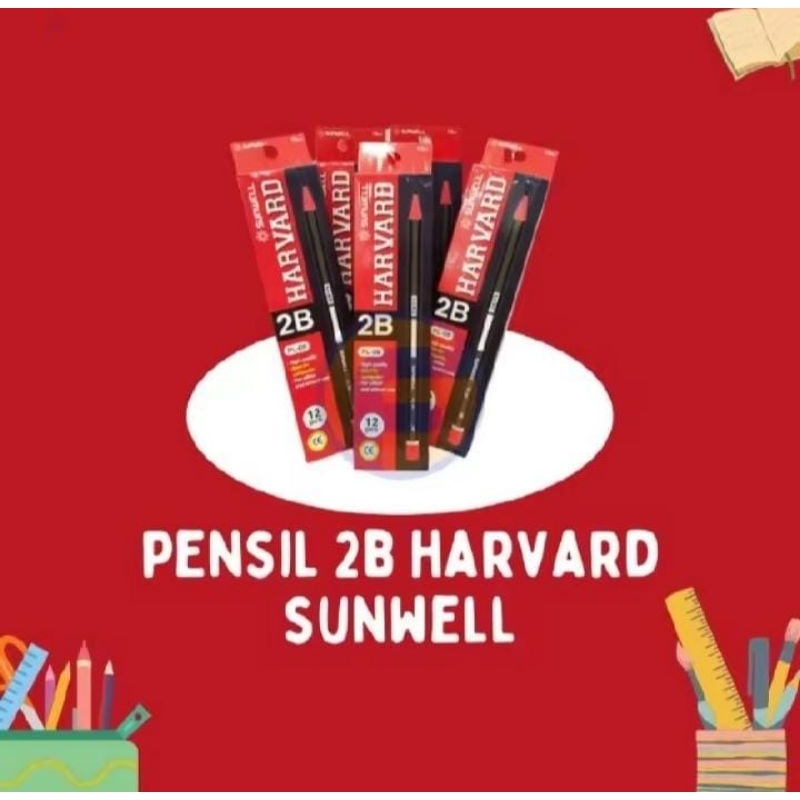 

Pensil 2B Harvard Sunwell (1pck)