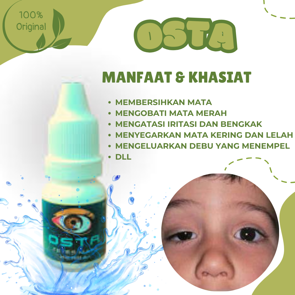 OSTA 【100% ORI】 Obat Tetes Mata Ptosis, Mata Beda Sebelah, Mata Sipit Sebelah, Kelopak Mata Turun