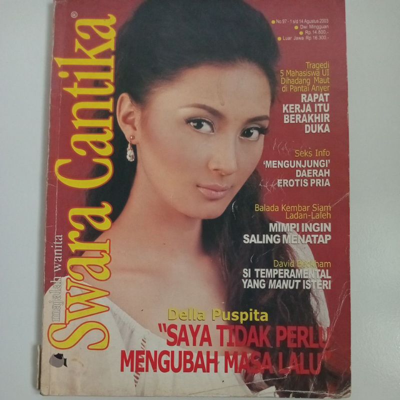 Majalah Swara Kartini Tahun 2003 Cover Nisisari Heni Puspita (Della)