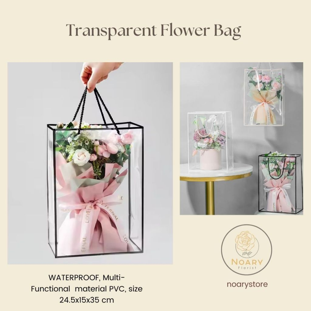 

TRANSPARENT FLOWER BAG