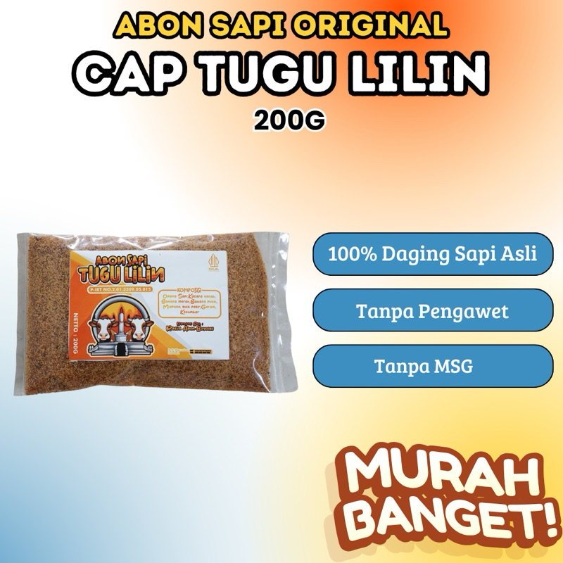 

ABON SAPI CAP TUGU LILIIN 200G