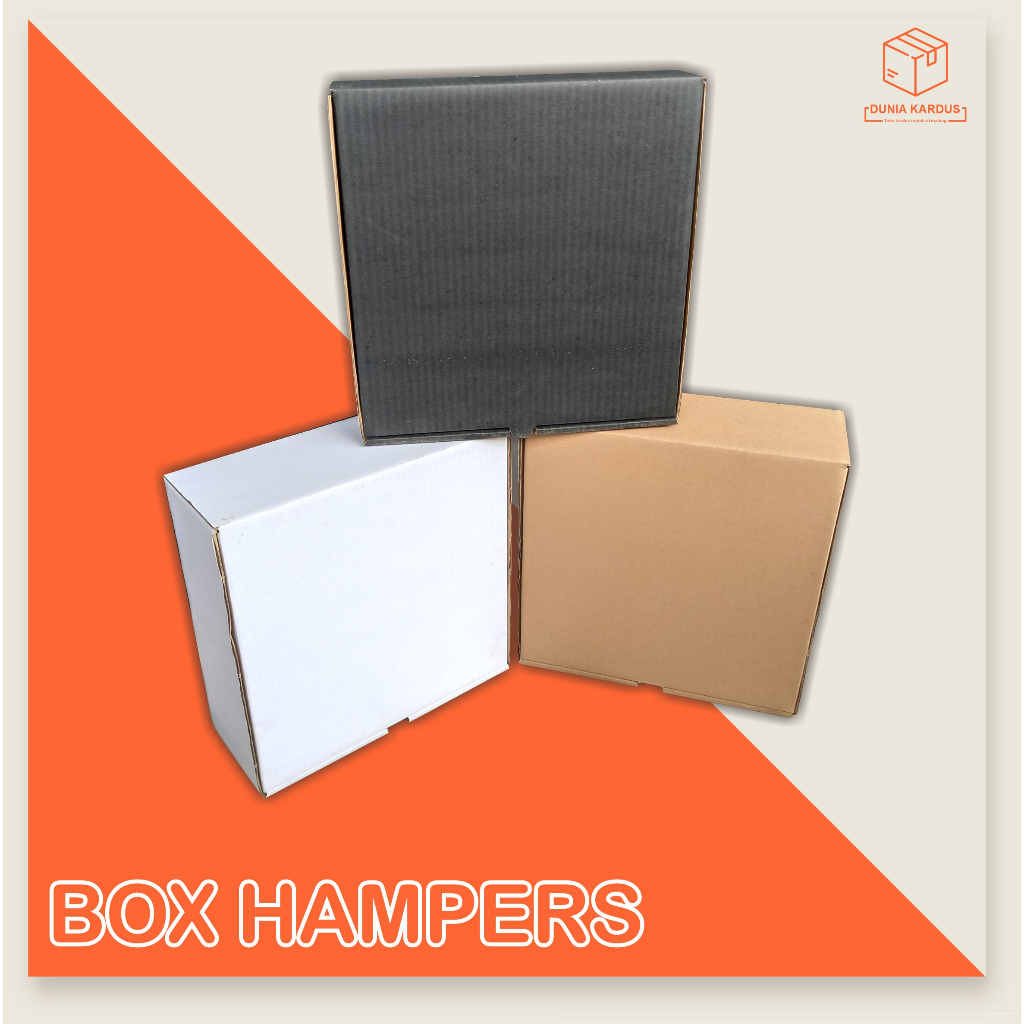 

Box Hampers 25x25x10 cm | BOX HAMPERS | BOX PACKING | BOX KADO | BOX Murah | BOX SOUVENIR |KEMASAN