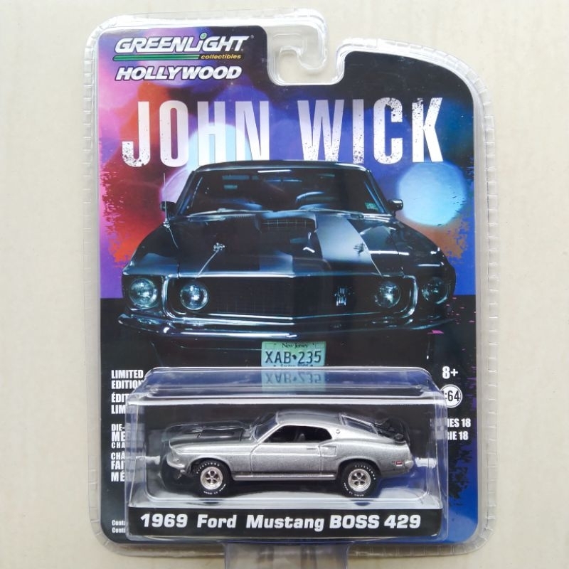 Greenlight 1969 Ford Mustang Boss 429 John Wick