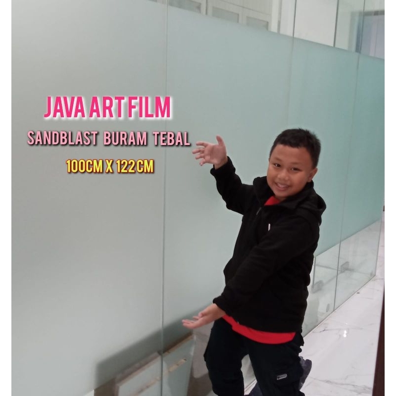 Sticker / Stiker Kaca Film Sandblast Buram / Merk Ruisitu JT215 / Jual Meteran