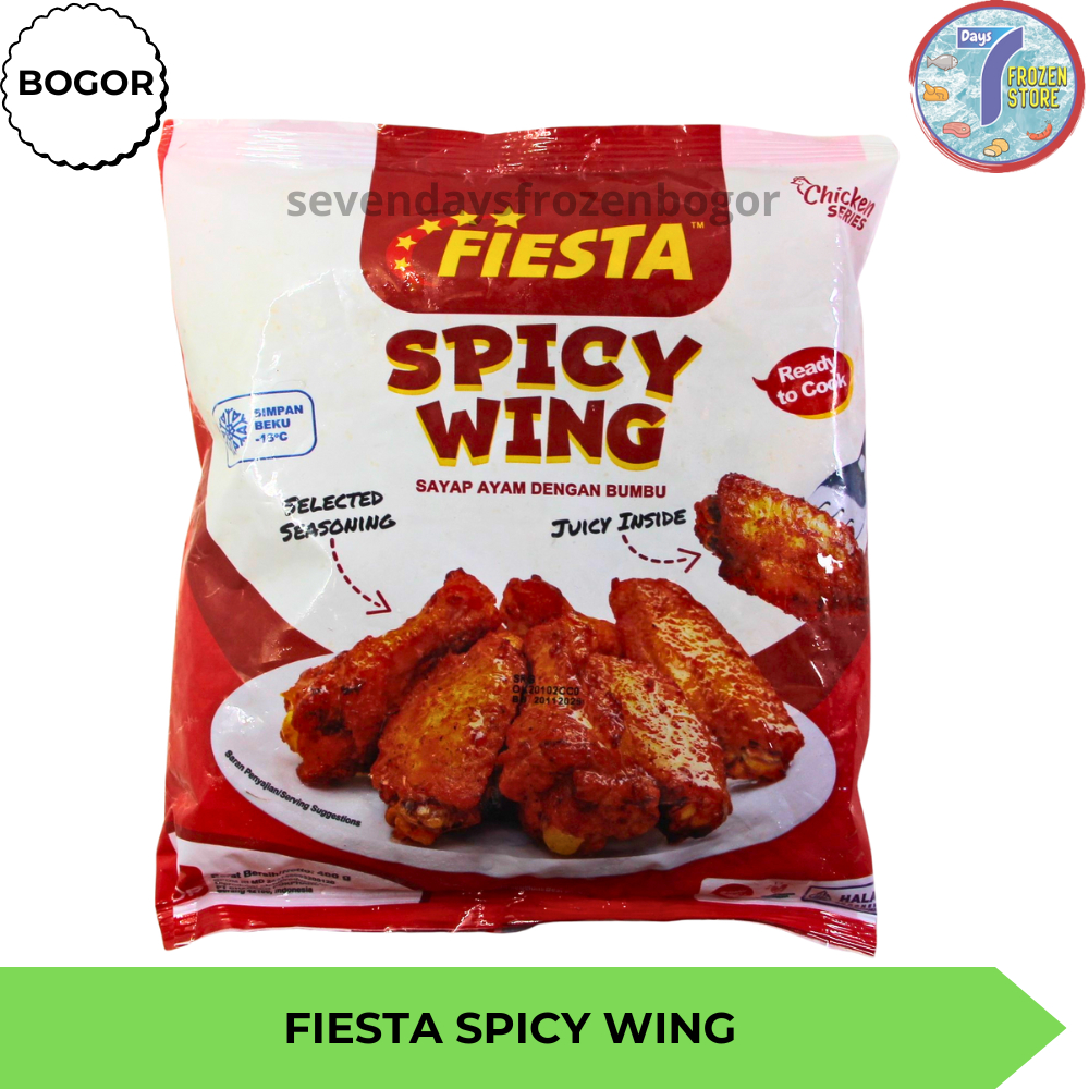 

Fiesta Spicy Wing | Sayap Ayam Berbumbu 400 gr