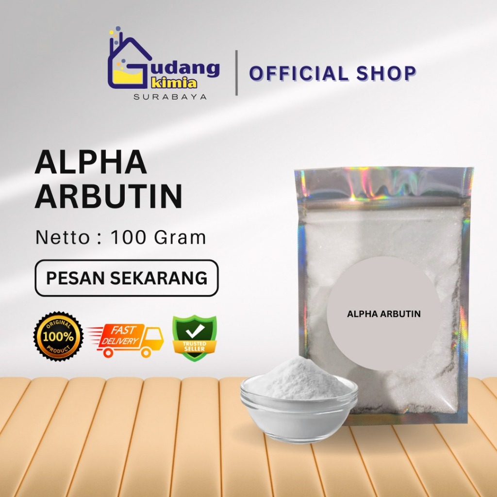 Alpha Arbutin Powder / Bubuk Alpha Arbutin 100 Gram