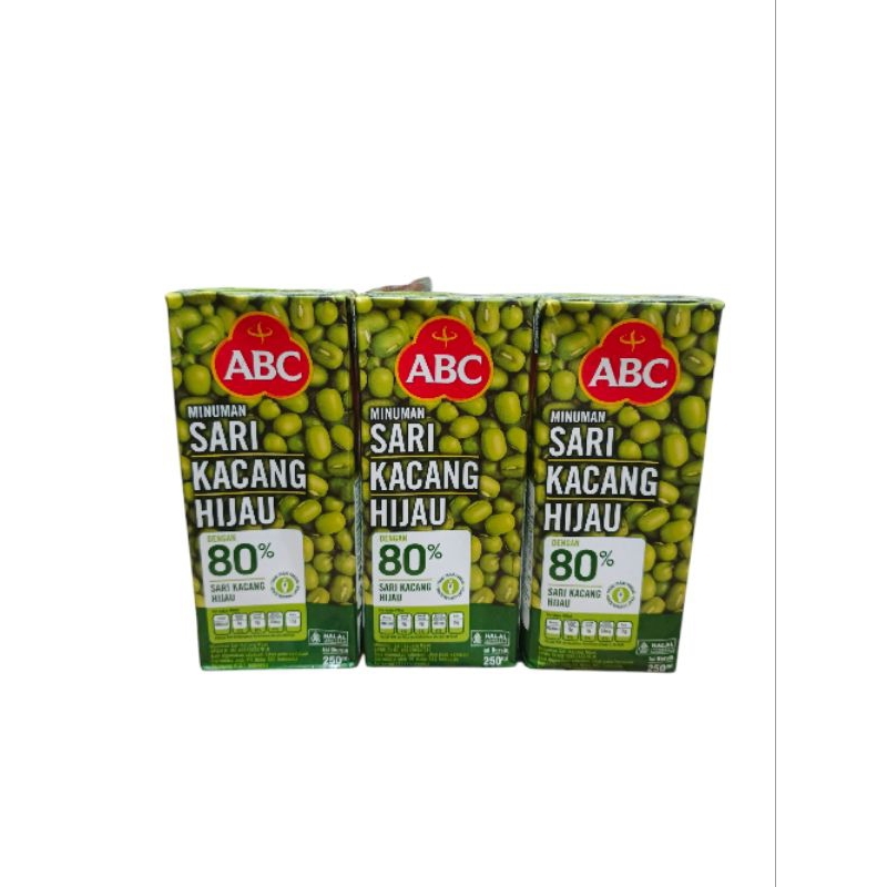 

ABC Sari Kacang Hijau Minuman 250ml 3pcs